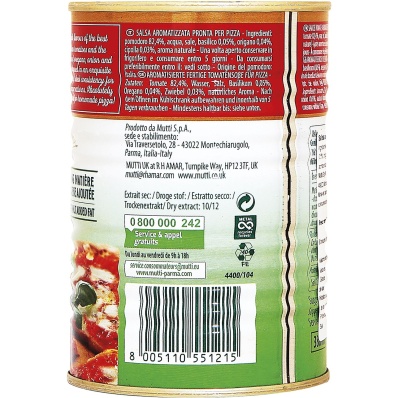 Mutti Pizza Sauce Aromatica – Ready to Use 400g