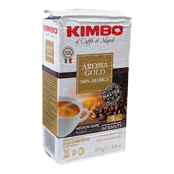 Kimbo Aroma Gold 100% Arabica Ground Coffee 250g