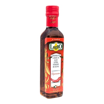 LugliO Chili Olive Oil – 250ml Spicy Mediterranean Flavor