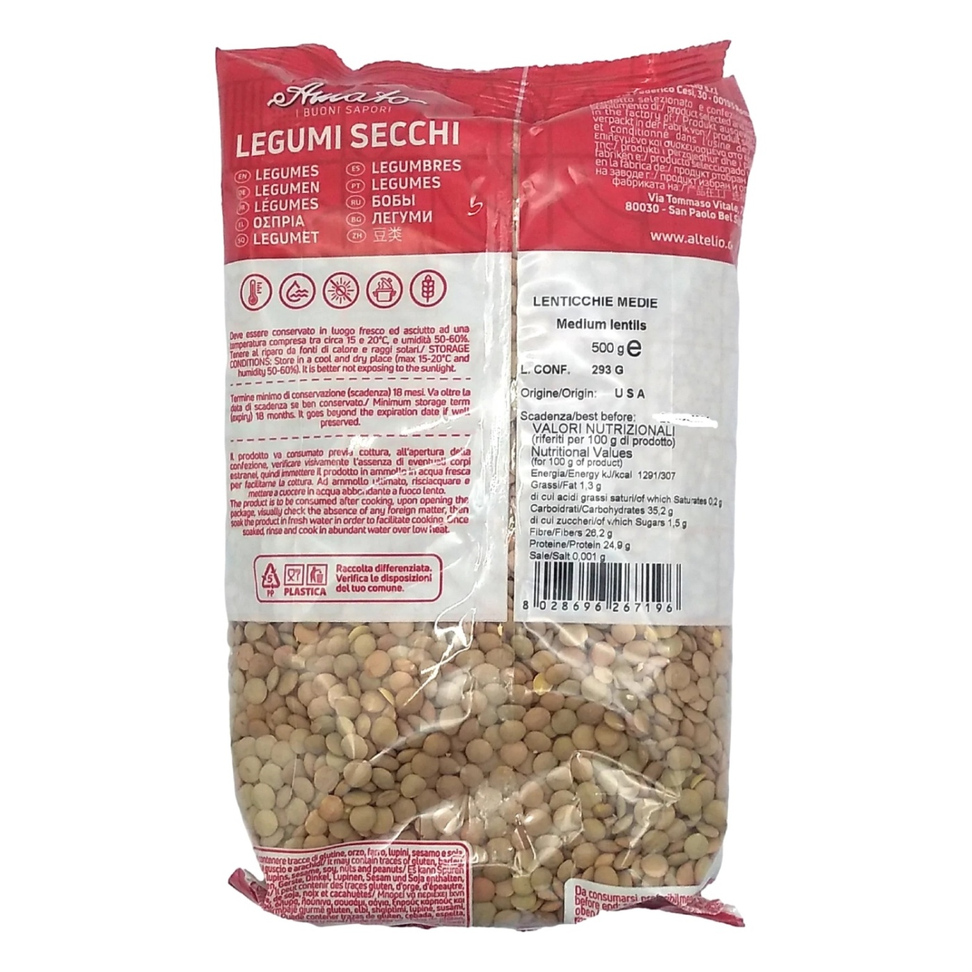 Amato Dry lentis 500g