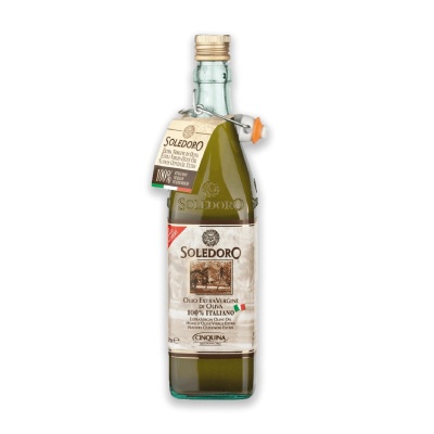Soledoro Extra Virgin Oil Unfiltered 1L - 100% Italiano Non filtrato