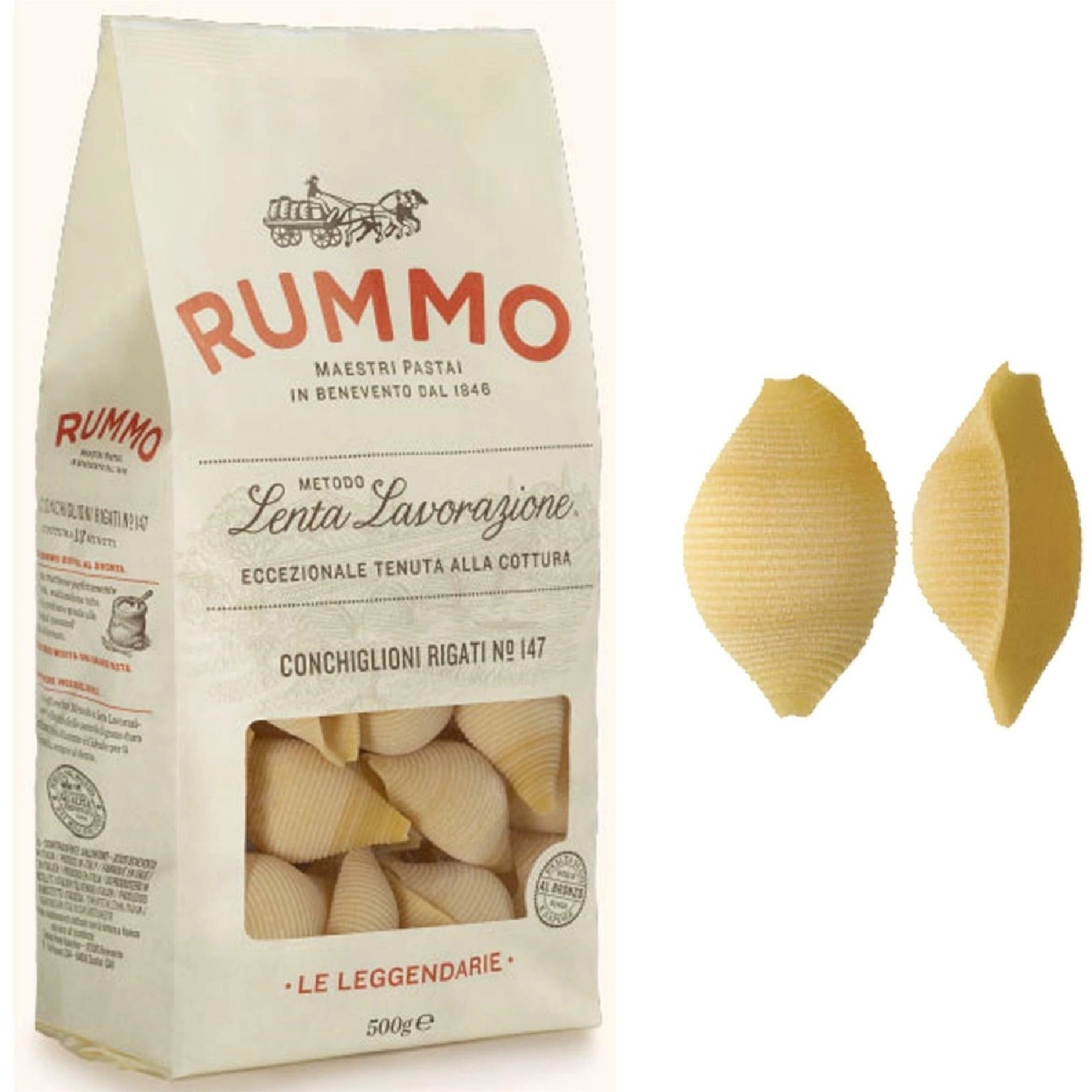 Rummo Speciality Conchiglioni Rigati N°147 | Premium Pasta