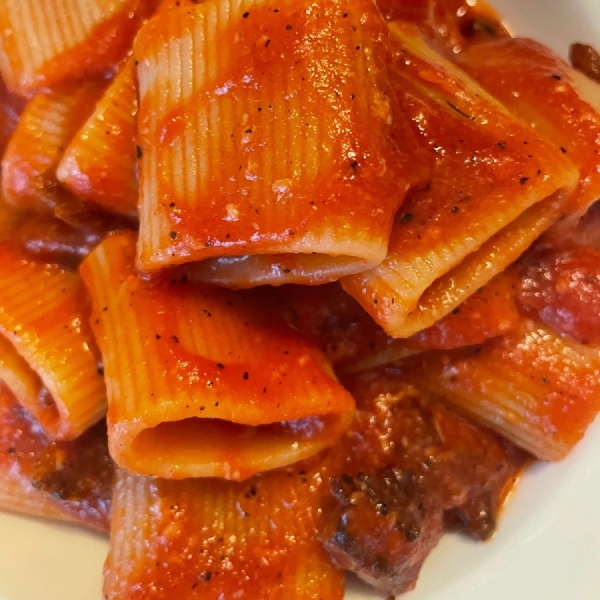 Authentic Rummo Durum Wheat Mezzi Paccheri Rigati Pasta