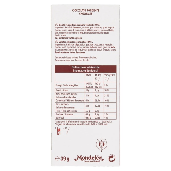 Mikado Dark Chocolate Biscuits 39g – Pocket Pack