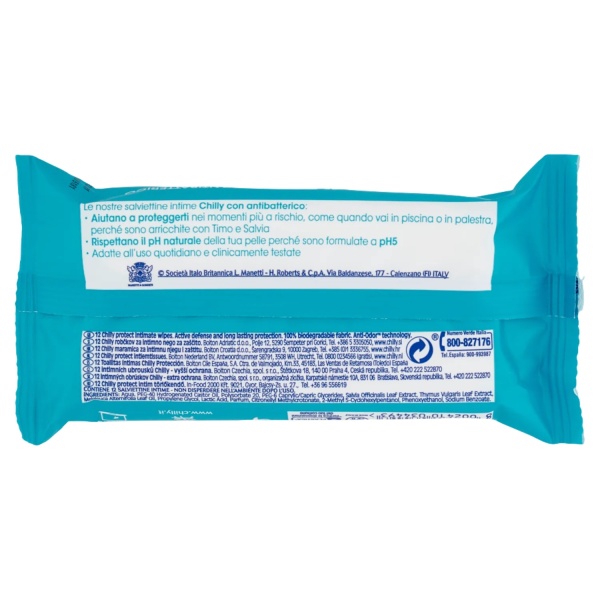 Chilly Antibacterial Intimate Wipes | Protective Hygiene Chilly Antibacterial Intimate Wipes | Protective Hygiene