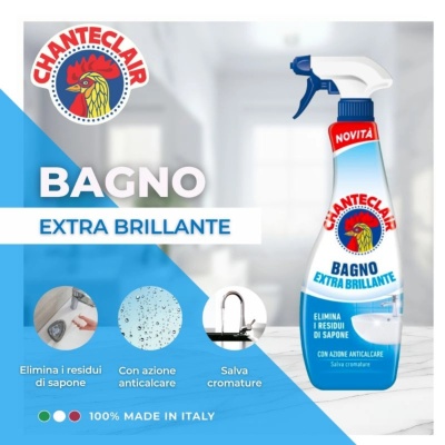 Chanteclair Bagno Extra Brillante Bathroom Cleaner 625 ml