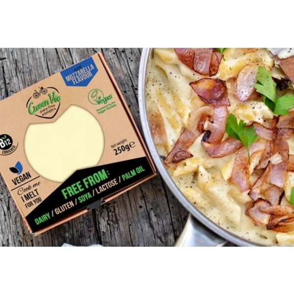 Greenvie Vegan Mozzarella Block 250g | Dairy-Free Cheese