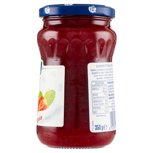 Santa Rosa Strawberry Jam 350g – Authentic Italian Preserve