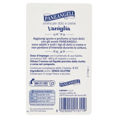 Paneangeli Aroma Vaniglia - Vanilla Blossom (4ml) | Premium Vanilla