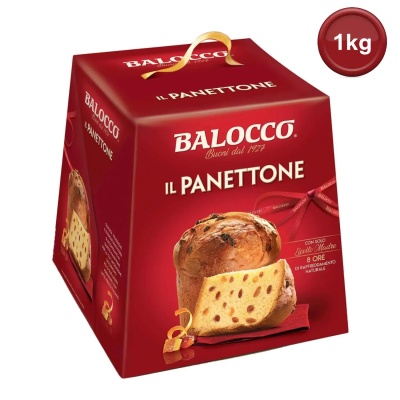 Balocco Traditional Panettone 1kg – Authentic Italian Holiday Treat