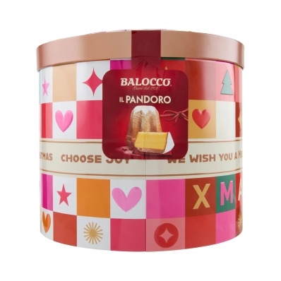Balocco Classic Pandoro in a Festive Tin 750g