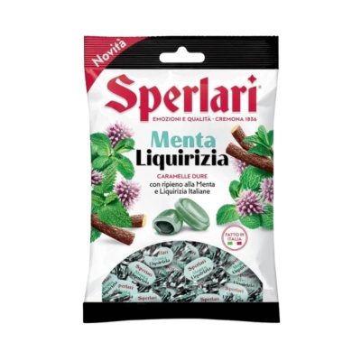 Sperlari Mint & Liquorice Candies 150g - Menta e Liquirizia