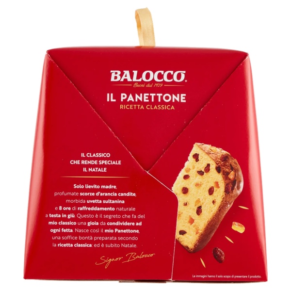 Balocco Il Panettone – Classic Italian Panettone 750 g