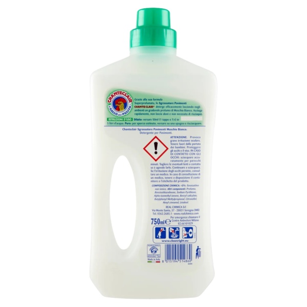 Chanteclair Floor Degreaser – Muschio Bianco 750 ml