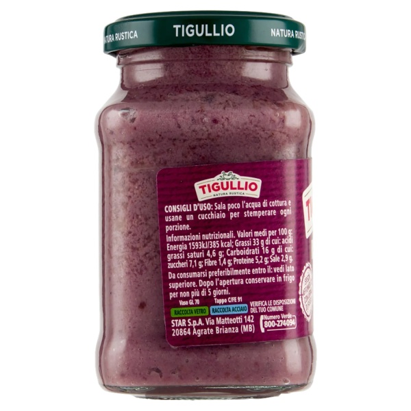 Tigullio Radicchio & Speck Sauce – 185 g
