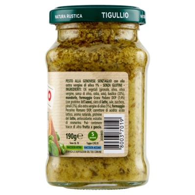 Tigullio Gran Pesto alla Genovese Without Garlic – 190 g