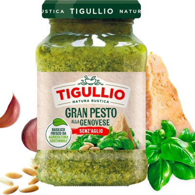 Tigullio Gran Pesto alla Genovese Without Garlic – 190 g