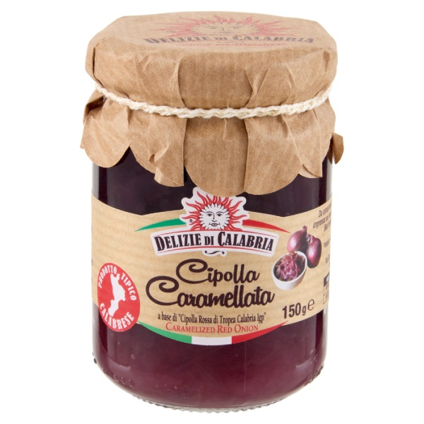 Caramelised “Cipolla Rossa di Tropea Calabria IGP” 150 g – Delizie di Calabria