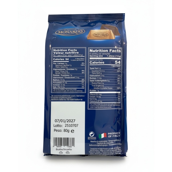 Gianduiotti Chocolates 80 g – Monardo