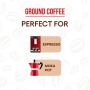 Kimbo Decaf Ground Coffee (250g) – Rich Flavor, Caffeine-Free