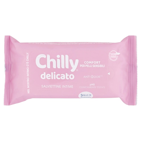 Chilly Delicato Intimate Wipes | Soothing  Intimate Care