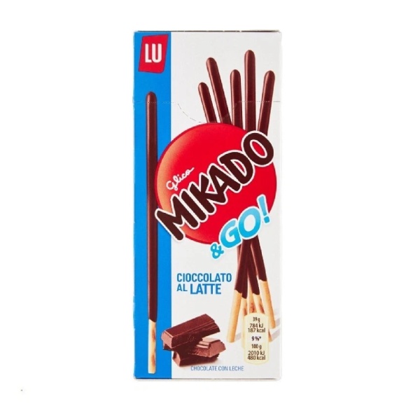 Italian Snack Box Starter| The Italian Box - Mikado Pocket Milk Chocolate Biscuits