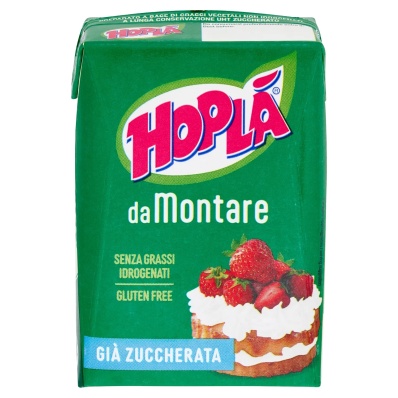 Hoplà Whipping Cream Alternative 200 ml UHT Sweetened