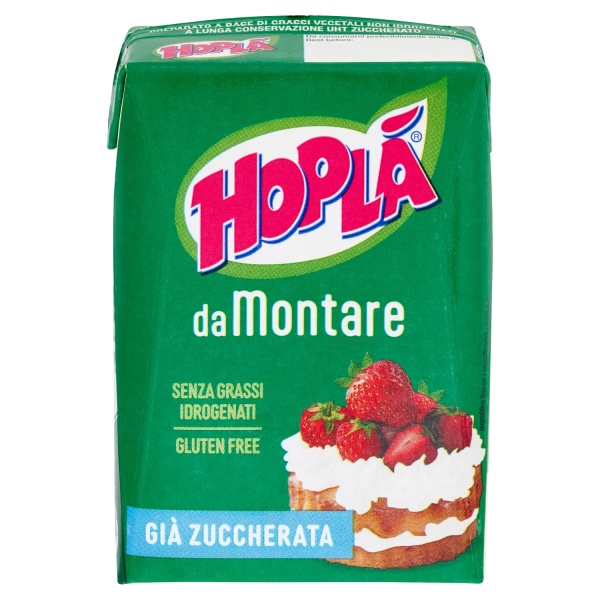 Hoplà Whipping Cream Alternative 200 ml UHT Sweetened