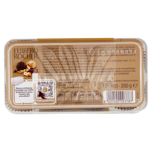 Ferrero Rocher 16 Pieces 200 g – Ferrero