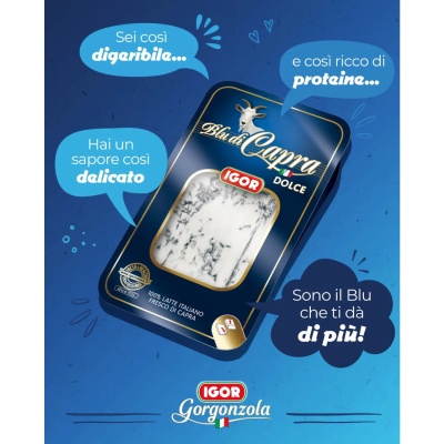 Gorgonzola Blu di Capra IGOR - Portion 150g