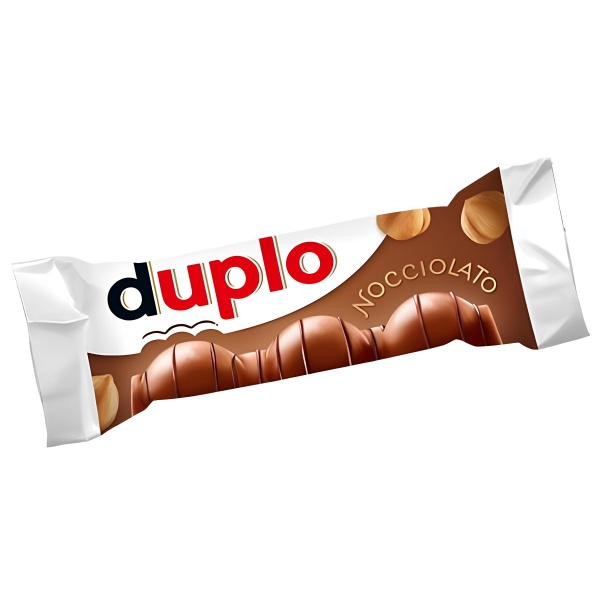 Duplo Nocciolato 26 g – Milk Chocolate Wafer with Hazelnut Cream & Whole Hazelnuts – Ferrero