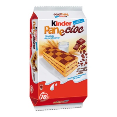 Kinder Pan e Cioc – 10 Soft Sponge Cakes with Cocoa Filling (290 g)