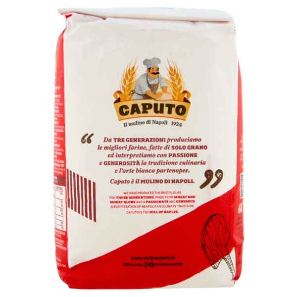 Caputo Pizzeria 00 Flour 1kg – Italian Soft Wheat Flour