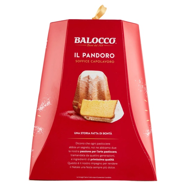 Balocco Pandoro 500 g – Traditional Italian Christmas Cake