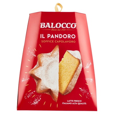 Balocco Pandoro 500 g – Traditional Italian Christmas Cake