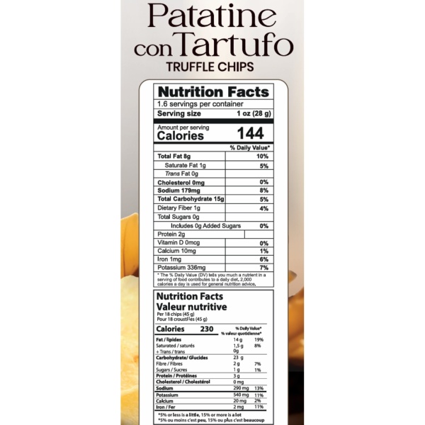 La Spora Truffle Potato Crisps 45 g – Gourmet Italian Snack