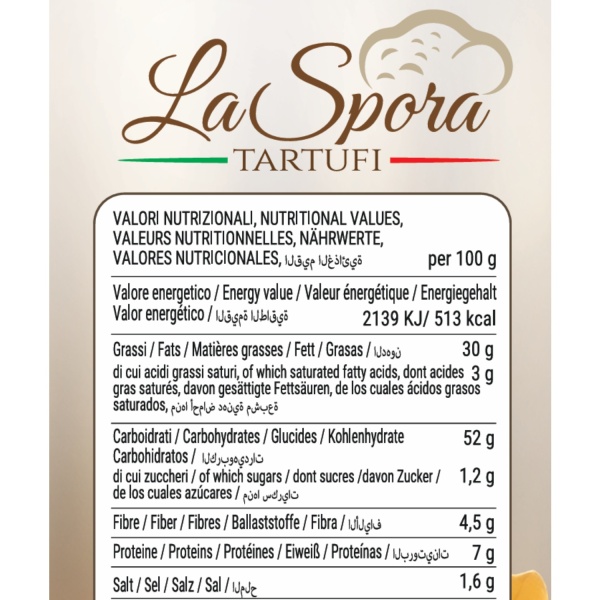 La Spora Truffle Potato Crisps 45 g – Gourmet Italian Snack