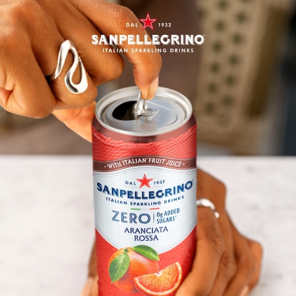 Sanpellegrino Aranciata Rossa Zero – 33 cl Can