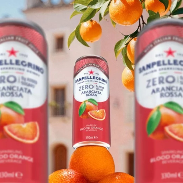 Sanpellegrino Aranciata Rossa Zero – 33 cl Can