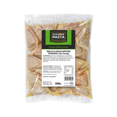 'Nduja & Mascarpone Triangoli – Passione Pasta 500 g