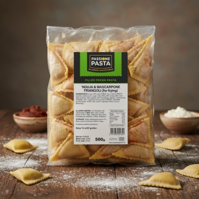 'Nduja & Mascarpone Triangoli – Passione Pasta 500 g