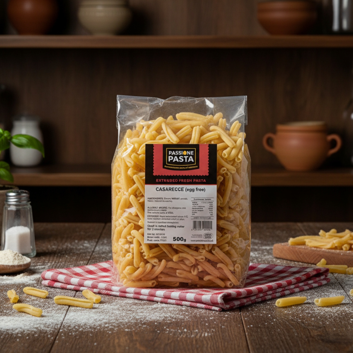 Fresh Casarecce Egg-Free Pasta 500 g – Passione Pasta