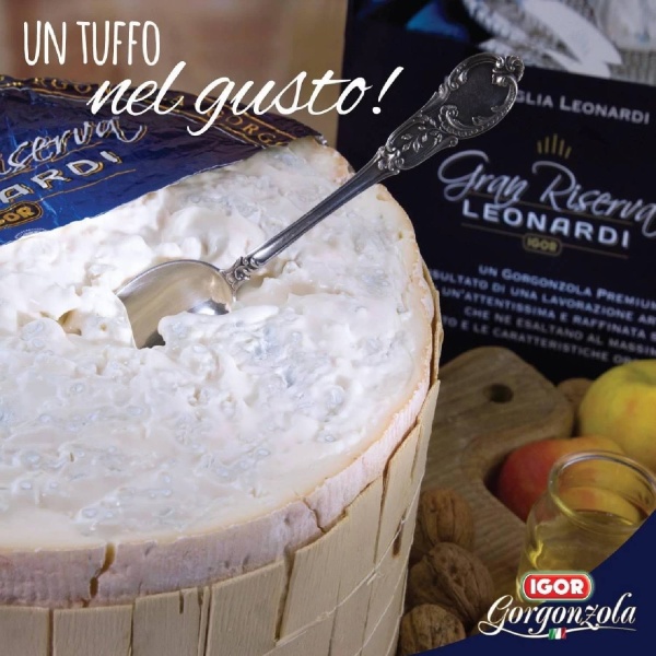 Gorgonzola Gran Riserva Leonardi DOP 1.5kg AVG- Premium Cheese
