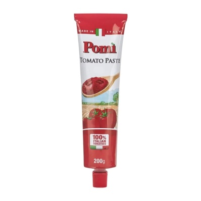 Double Concentrated Tomato Paste 200g Pomi – 100% Italian Tomatoes