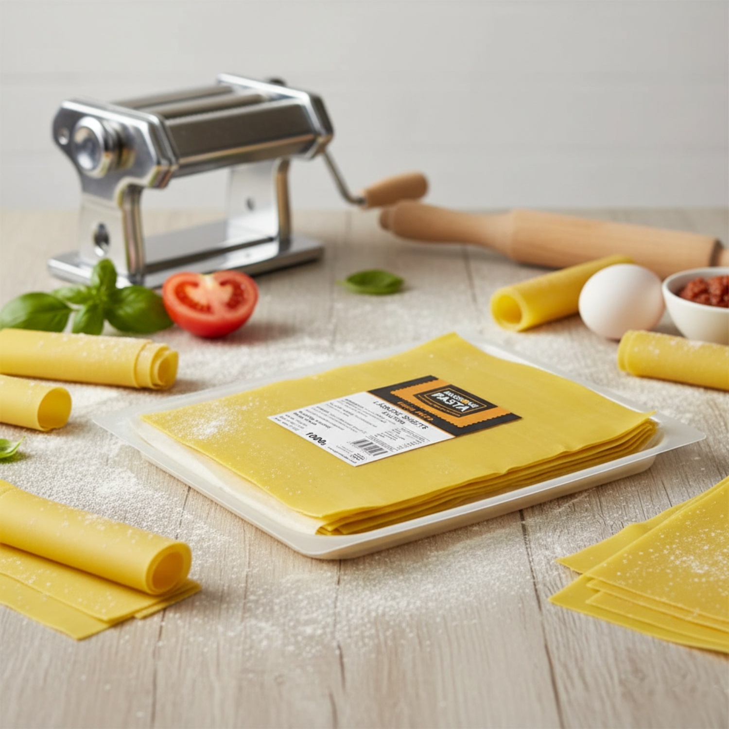 Fresh Egg Lasagne Sheets 21×27 cm (1 kg) – Passione Pasta
