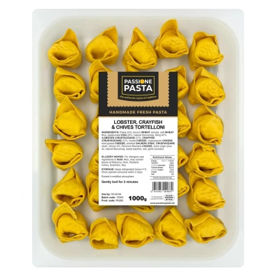 Lobster & Crayfish Tortelloni 1 Kg – Passione Pasta