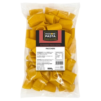 Fresh Egg Paccheri 500 g – Passione Pasta