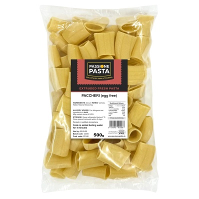 Egg-Free Paccheri 500 g – Passione Pasta