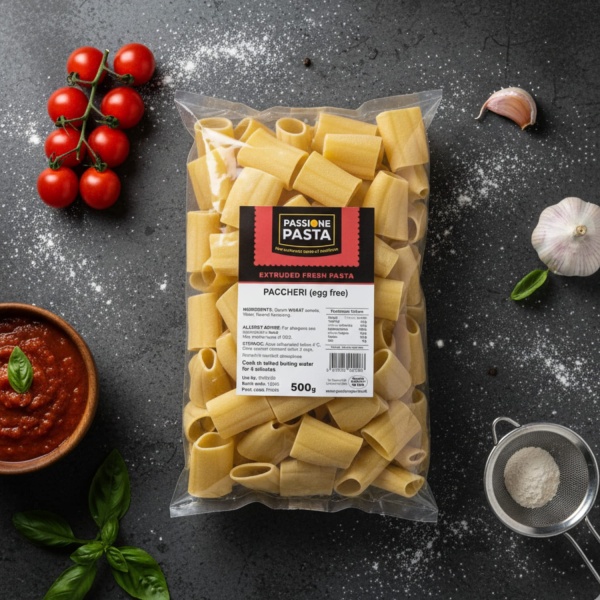 Fresh Egg-Free Paccheri 500 g – Passione Pasta