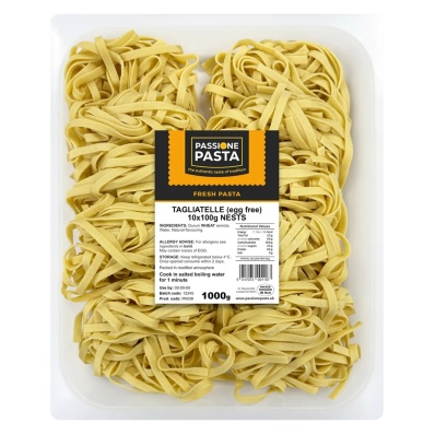 Fresh Egg-Free Tagliatelle – 1 kg